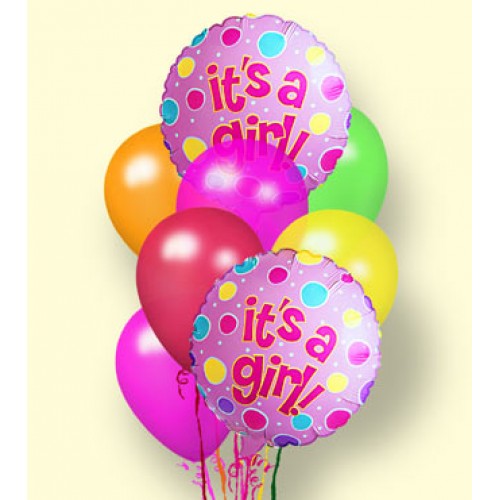 "It's a Girl!" Balloon Bouquet