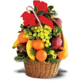 Christmas Tower of Fruit Basket