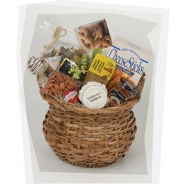 Wicker Pot Gift Basket