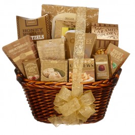 Golden Gift Basket