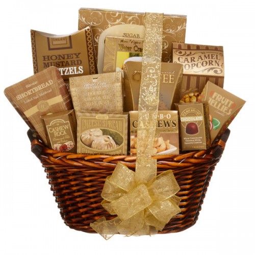 Golden Gift Basket