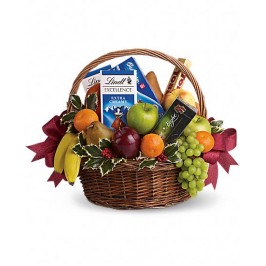 Fruits and Sweets Christmas Basket