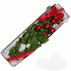 Long Stem Chocolate Roses in a Box